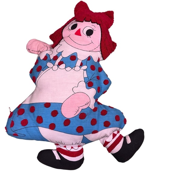 Vintage 1978 Raggedy Ann Bobbs-Merrill cut&sew plush USA
